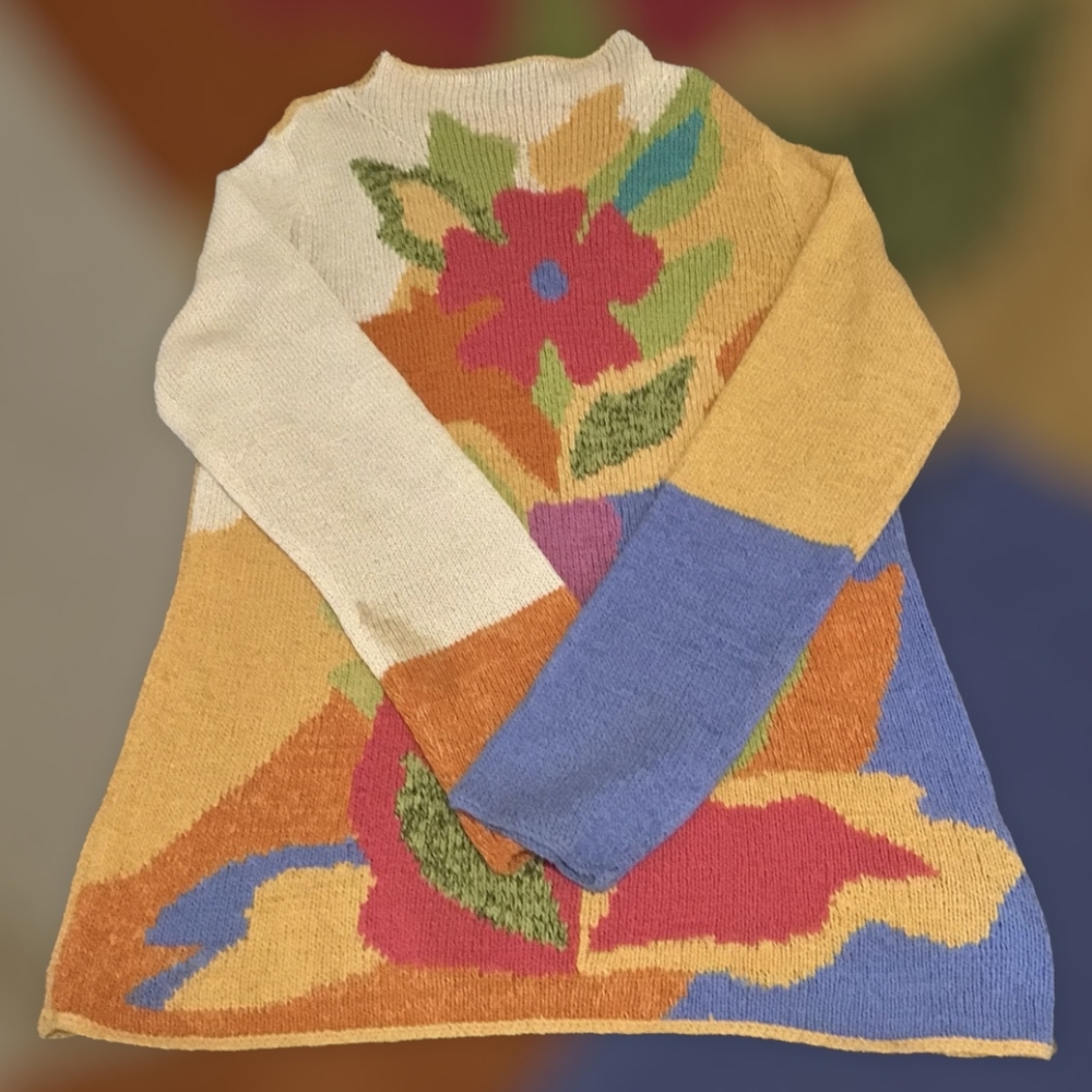 Multi-colored sweater